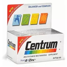 מולטי ויטמין צנטרום 60 טבליות Multivitamin Centrum כליל הטבע