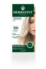צבע שיער 10N בלונד פלטינה הרבטינט Herbatint Permanent Herbal Haircolour Gel כליל הטבע