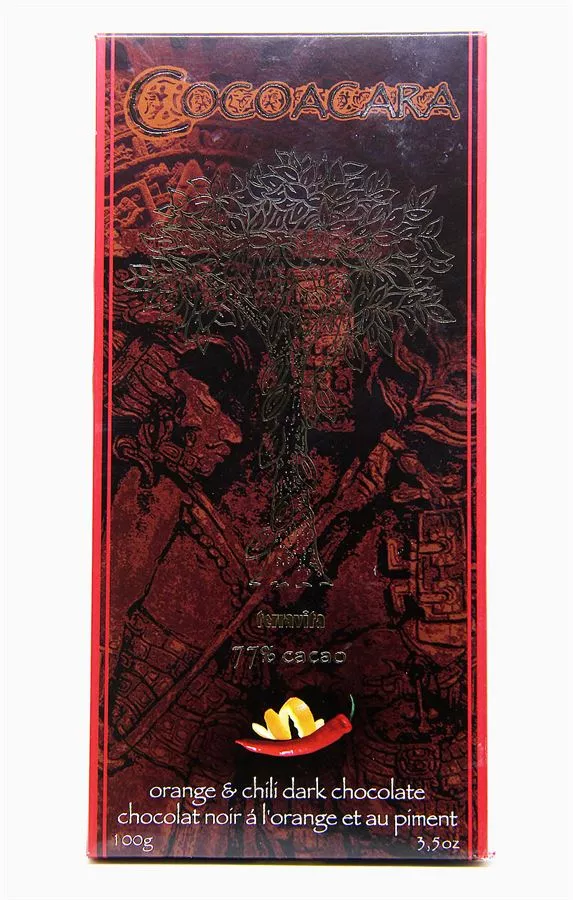 שוקולד מריר 77% קקאו 100 גרם Cocoacara