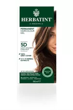 צבע שיער 5D ערמוני מוזהב בהיר הרבטינט Herbatint Permanent Herbal Haircolour Gel כליל הטבע