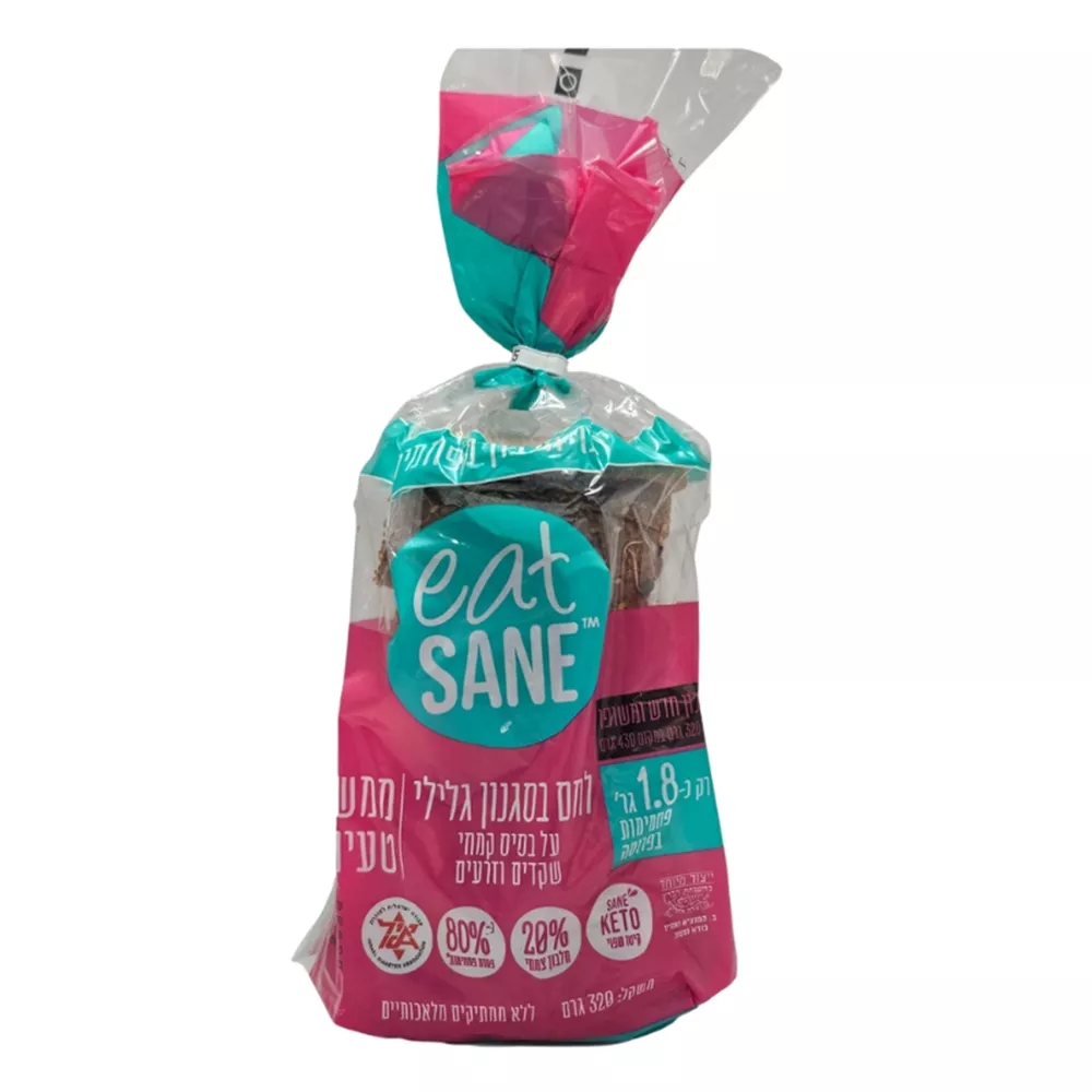 איטסיין לחם מחמצת 80% פחמימות 320 גרם EATSANE