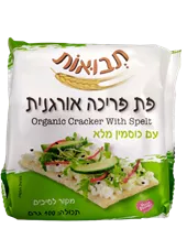 פת פריכה אורגנית עם כוסמין מלא - תבואות כליל הטבע