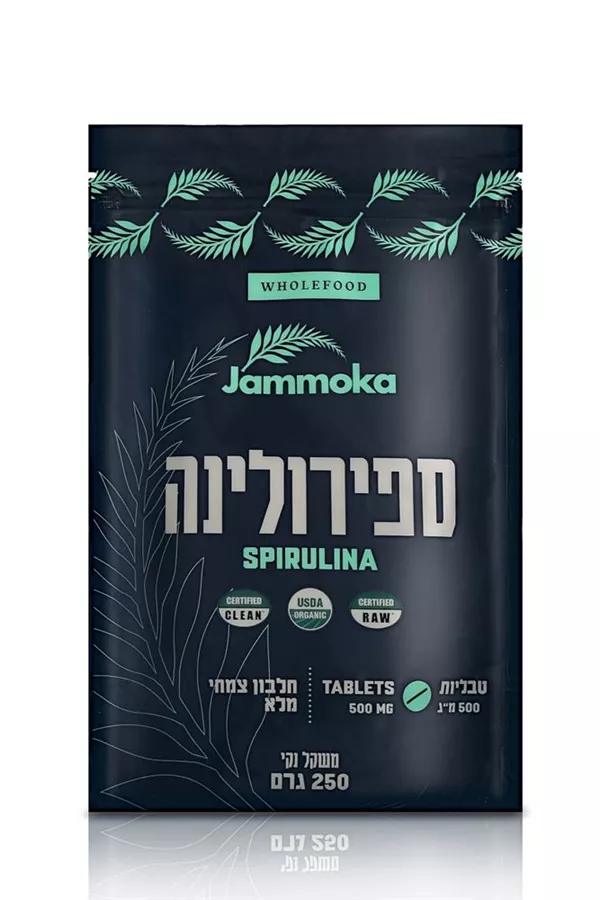 ספירולינה אורגנית ג'מוקה 500 מ
