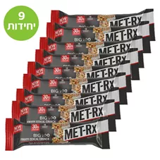 מארז 9 יח מטרקס ביג-100 בטעם דגנים ופירות 100 גרם MET-RX BIG-100 CEREAL CRUNCH כליל הטבע