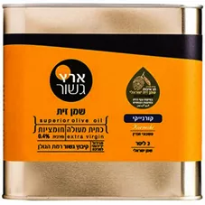 שמן זית קורנייקי ארץ גשור 2 ליטר  Eretz Gshur Olive Oil Korneiki כליל הטבע