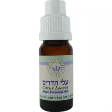 עלי הדרים שמן אתרי - עומר הגליל 10 מ"ל  Omer Hagalil Citrus Leaves Pure Essential Oil כליל הטבע