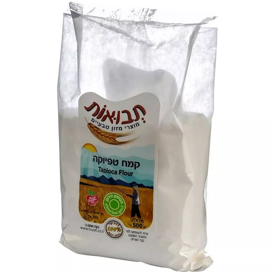 תבואות קמח טפיוקה 500 גרם Tvuot Tapioca Flour