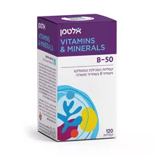 ויטמין B 50 - אלטמן 120 קפליות  Altman Vitamin B50 כליל הטבע