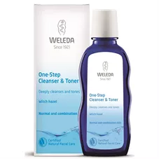 חלב ומי פנים 2 ב- 1 וולדה 100 מ"ל Weleda One Step Cleanser And Toner כליל הטבע
