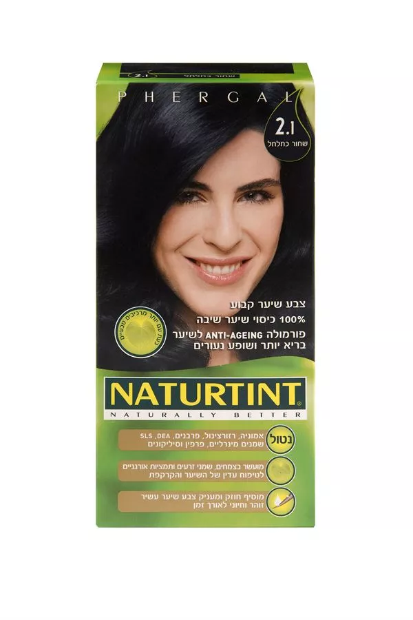 נטורטינט ערכת צבע שיער קבוע I2.1 שחור כחלחל 60 מ