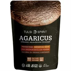 אגריקוס אבקת תפטיר פטריות אורגניות 50 גרם TULSI SPIRIT AGRICUS כליל הטבע