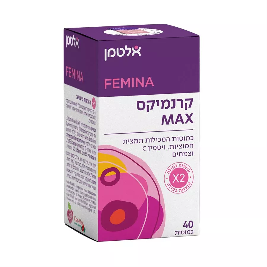 קרנמיקס מקס - אלטמן 40 כמוסות Altman Cranmix Max