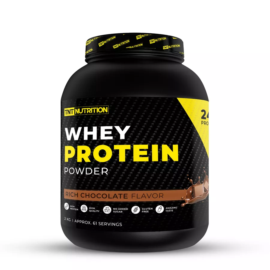 אבקת חלבון מי גבינה בטעם קרם שוקולד 700 גרם - TNT WHEY PROTEIN