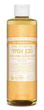 ד"ר ברונר - סבון אמיתי תפוז לימון וליים 473 מ"ל Dr.bronner Citrus כליל הטבע