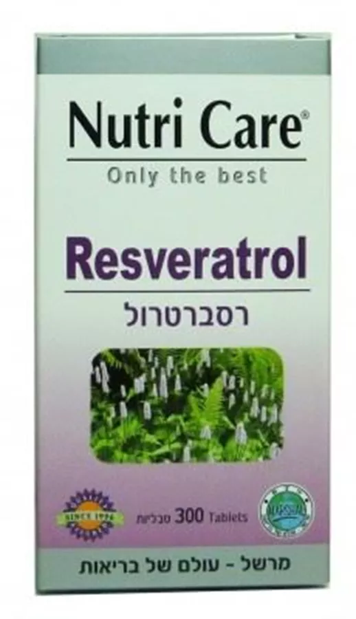 רסברטרול נוטרי קר 300 טבליות Resveratrol Nutri Care
