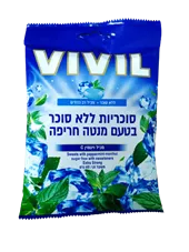 סוכריות בטעם מנטה חריפה - VIVIL כליל הטבע