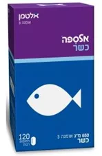 אלספה כשר - אלטמן 120 כמוסות  Altman Alsepa Kosher כליל הטבע