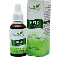 גרין לייף תמצית הלפ בטעם דובדבן מעודן 30 מ"ל Green Life HELP כליל הטבע