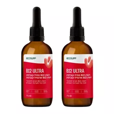 B12 אולטרה - אקוסאפ זוג 2*60 מ"ל  EcoSupp B12 ULTRA כליל הטבע