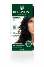 צבע שיער 1N שחור הרבטינט Herbatint Permanent Herbal Haircolour Gel כליל הטבע