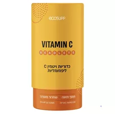 ויטמין C ליפוזומאלי אקוסאפ 60 כמוסות   EcoSupp Vitamin C כליל הטבע