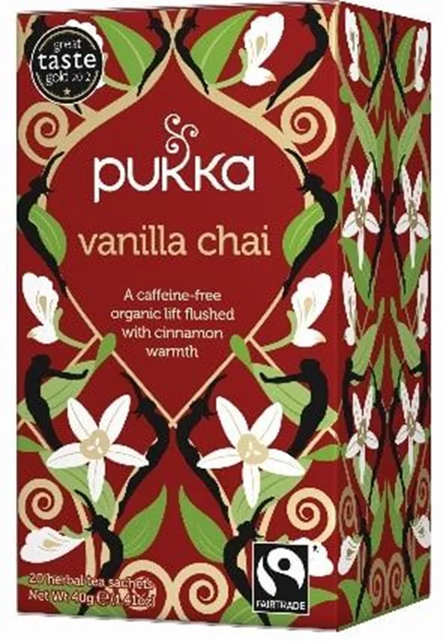 פוקה - צ'אי וניל 20 שקיקים Pukka Vanilla Chai