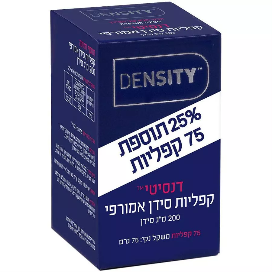 דנסיטי - סידן אמורפי  75 קפליות  Density Amorphous Calcium Caplets