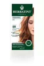 צבע שיער 8R נחושת בלונד בהיר הרבטינט Herbatint Permanent Herbal Haircolour Gel כליל הטבע