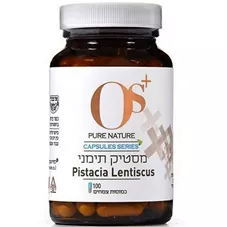 מסטיק תימני טבעקום 100 כמוסות TevaCom Pistacia Lentiscus כליל הטבע