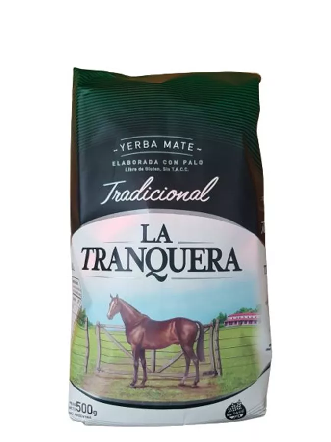 ג'רבה מאטה לה טרנקרה עם הגבעול  500 גרם Yerba Mate con paloTradicional La Tranquera