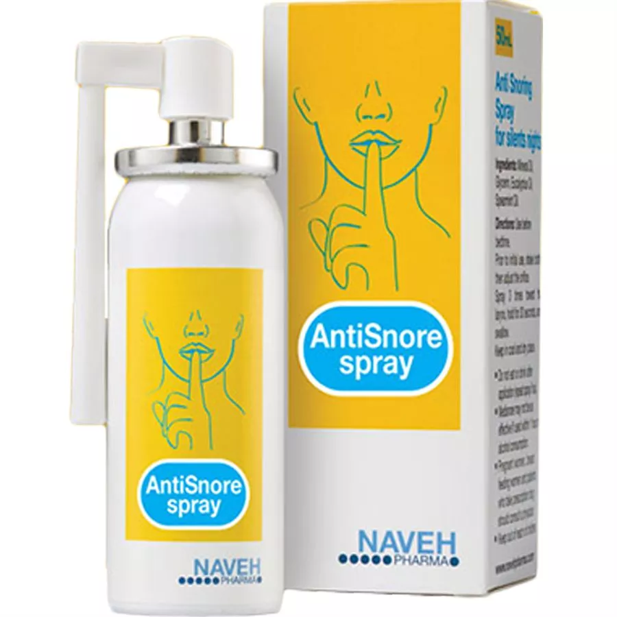 נווה פארמה - תרסיס לוע להפחתת נחירות Naveh Pharma ORAL SPRAY FOR SILENT NIGHTS