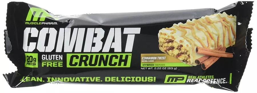 חטיף חלבון בטעם קינמון אמ פי 63 גרם MP Combat Crunch