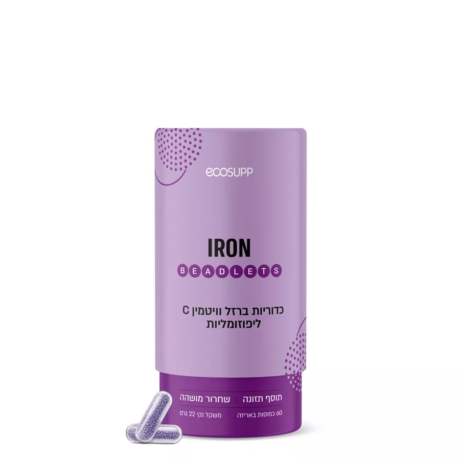 ברזל ליפוזומלי אקוסאפ   EcoSupp IRON