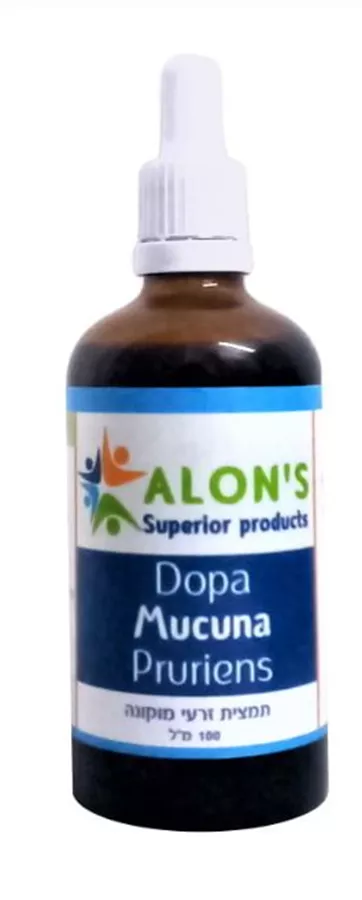 תמצית נוזלית זרעי מוקונה Dopa Mucuna Pruriens