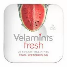 סוכריות בטעם אבטיח וולמינטס 20 גרם Velamints cool Watermelon כליל הטבע