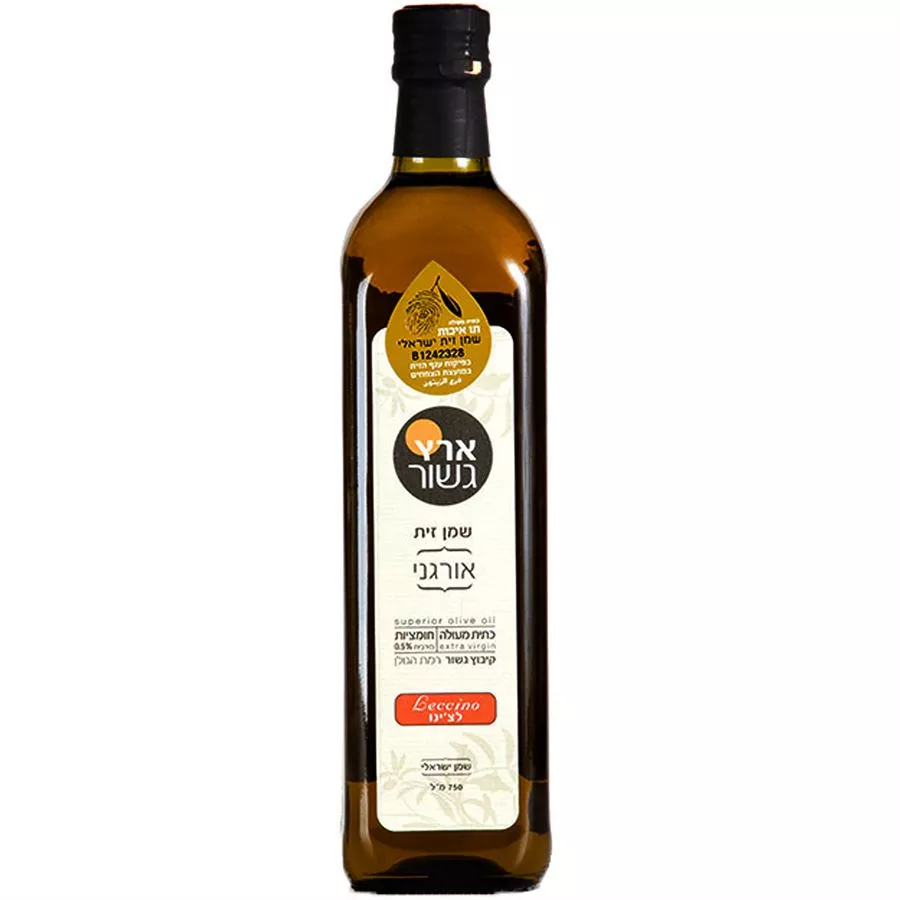 שמן זית לצ'ינו אורגני ארץ גשור 750 מ