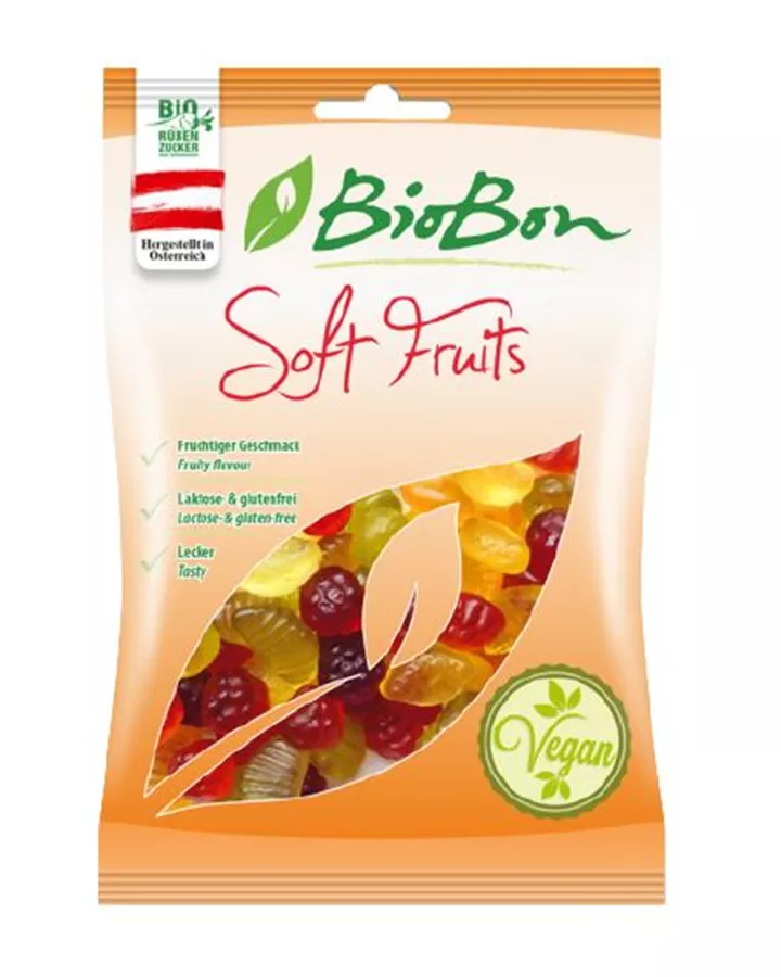 סוכריות גומי אורגניות בטעם פירות 100 גרם JELONIM - SOFT GUMMY