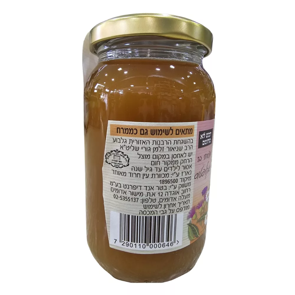 דבש דבורים אורגני 500 גרם B&D