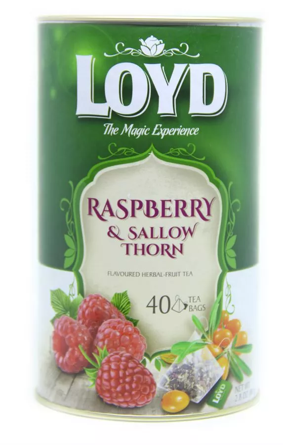 חליטת פירות עם היפופאיה ופטל לויד 40*2 גרם Loyd Raspberry & Sallow Thorn
