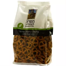 השדה - בייגלה כוסמין אורגני עם שומשום ומלח השדה 200 גרם Hasade Organic Spelt Salty Sesame Pretzels כליל הטבע