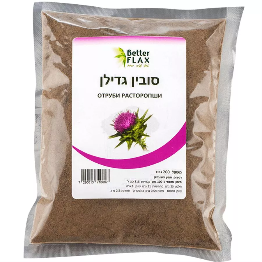 בטר פלקס סובין גדילן 200 גרם BETTER FLAX
