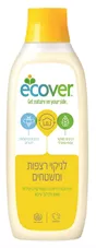נוזל לניקוי רצפות ומשטחים למון גראס וג'ינג'ר אקובר 1 ליטר Ecover All Purpose Cleaner כליל הטבע