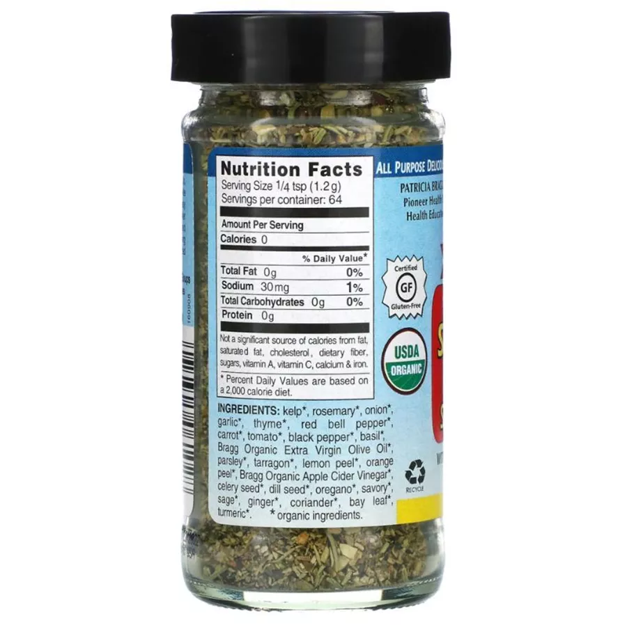 בראג תבלין אצות ים 76 ג' - בראג BRAGG - Sea Kelp Delight Seasoning