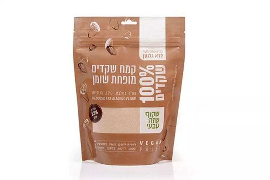 קמח שקדים שקוף שזה טבעי 250 גרם Shakoof-Tivi Reduced Fat Almond Flour