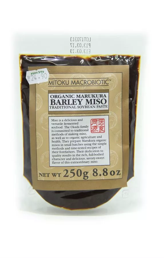 מיסו ברלי אורגני מיטוקו 250 גרם Mitoku Organic Barley  Miso
