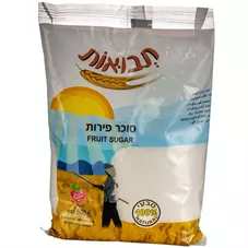 תבואות סוכר פירות (פרוקטוזה) 500 גרם Tvuot Fruit Sugar fructose כליל הטבע