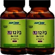 סופהרב  - ביו 12 Lr פרוביוטיקה זוג  2*60 כמוסות Supherb Bio 12 Lr Family Probiotic כליל הטבע