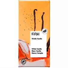 ויואני - שוקולד אורגני לבן עם וניל 80 גרם VIVANI WeiBe Vanille כליל הטבע