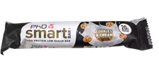 חטיף חלבון קרם עוגיות - PHD SMART BAR COOKIES & CREAM כליל הטבע