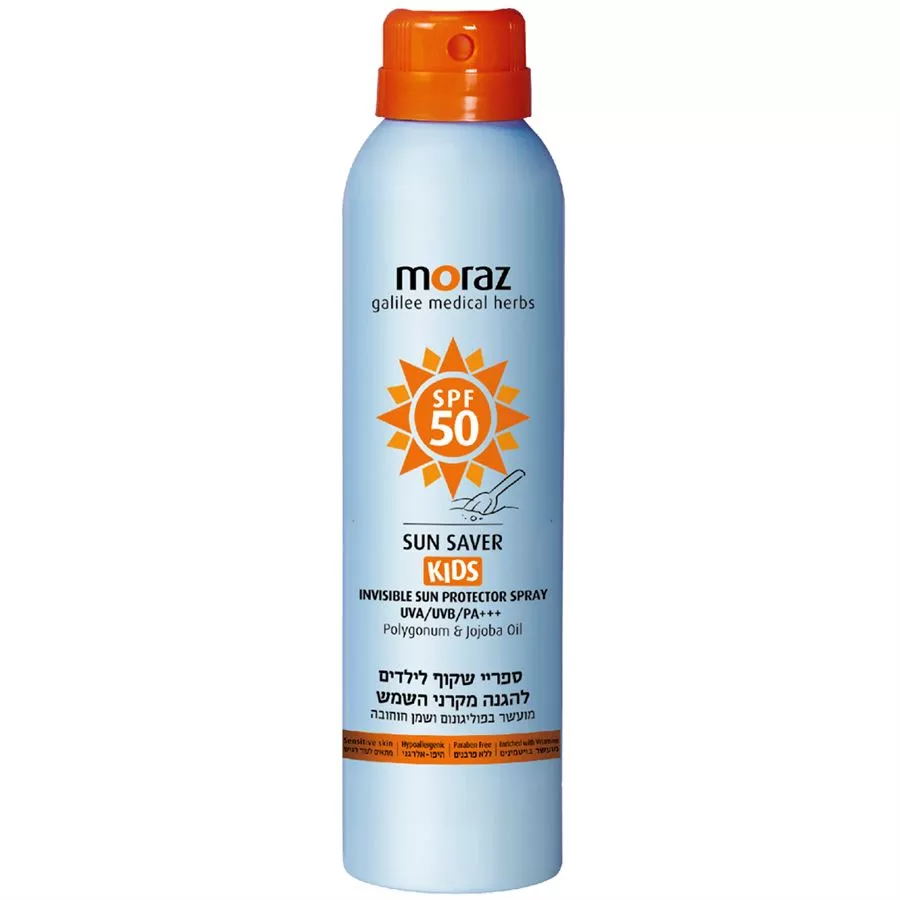 ספריי שקוף להגנה מקרני השמש SPF-50 מורז 200 מ